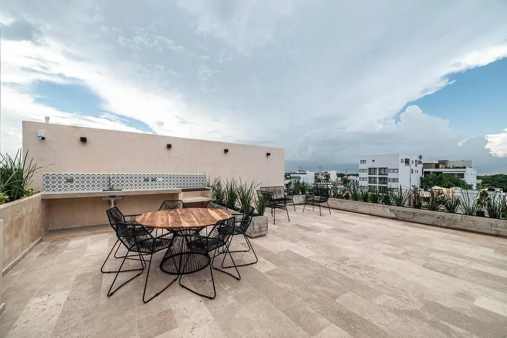 Depto Cerca De La Quinta Avenida En Kaahal Playa Del Carmen公寓 墨西哥